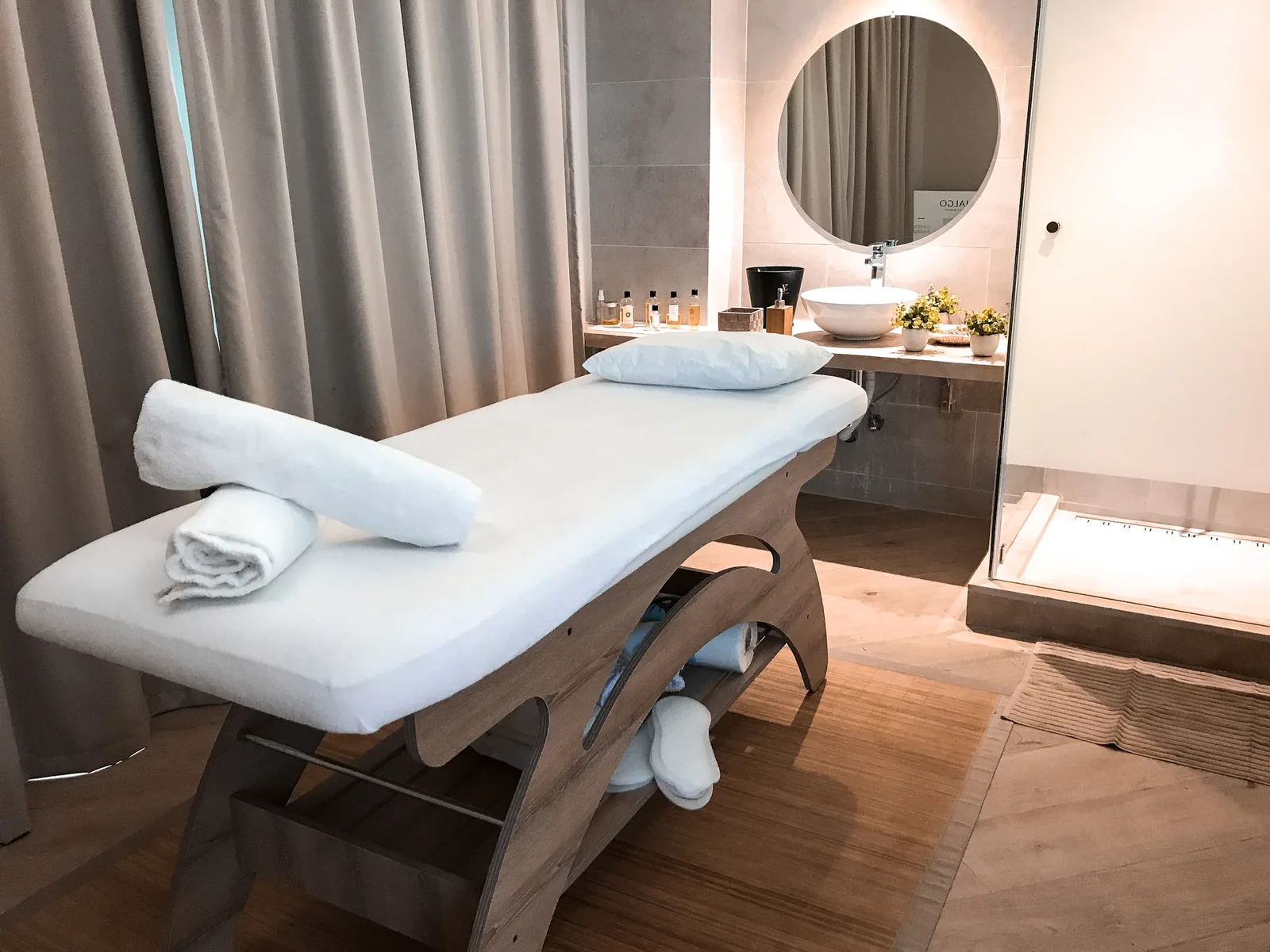 Cabine de massage du spa
