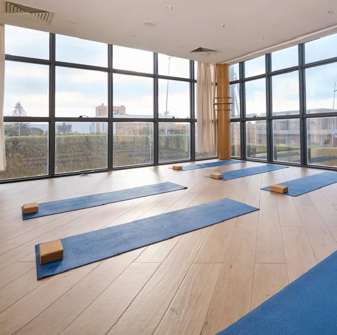 Tapis et briques de yoga